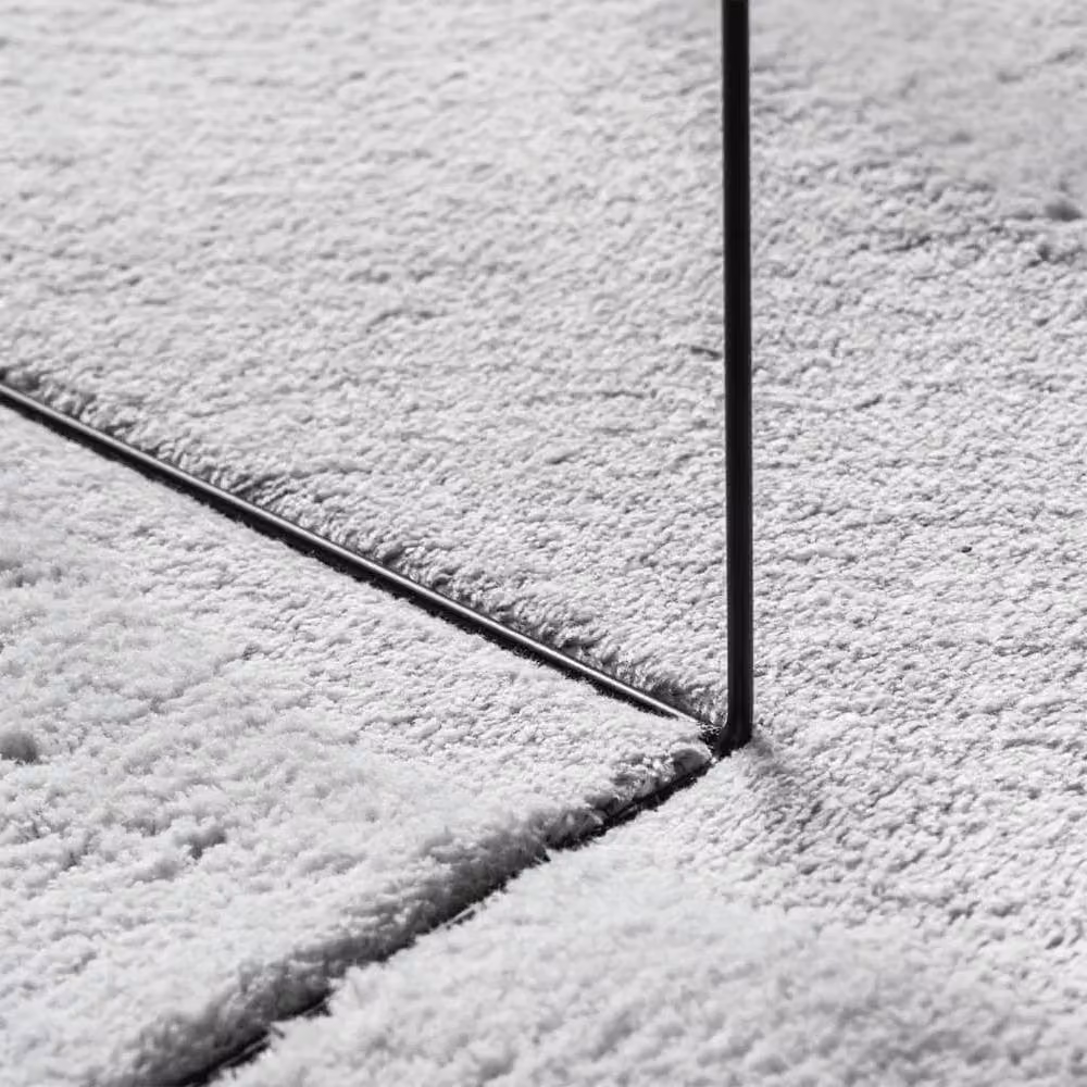 Berkfield Home HUARTE Grey Short Pile Washable Soft Modern Rug, Width: 160 cm