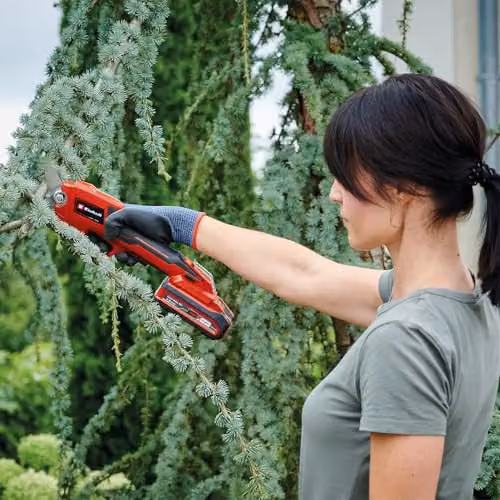 Einhell Power X-Change 18V Cordless Electric Pruning Shears in Green and Red – 2