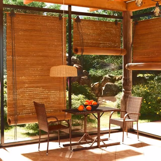 Berkfield Home 3 Piece Brown Rattan and Metal Garden Dining Set with Glass Tabletop