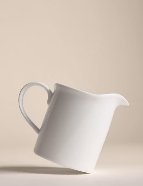 M&S Clarendon White Ceramic Jug