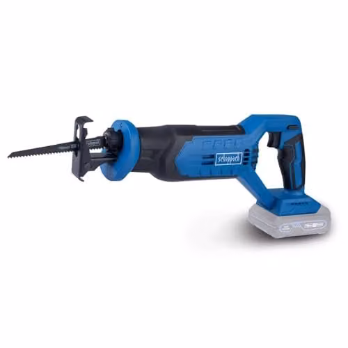 Scheppach C-RS100-X Cordless Reciprocating Saw, 20V IXES Series, 2800rpm, 20mm Stroke with LED Work Light, Blue Bare Tool
