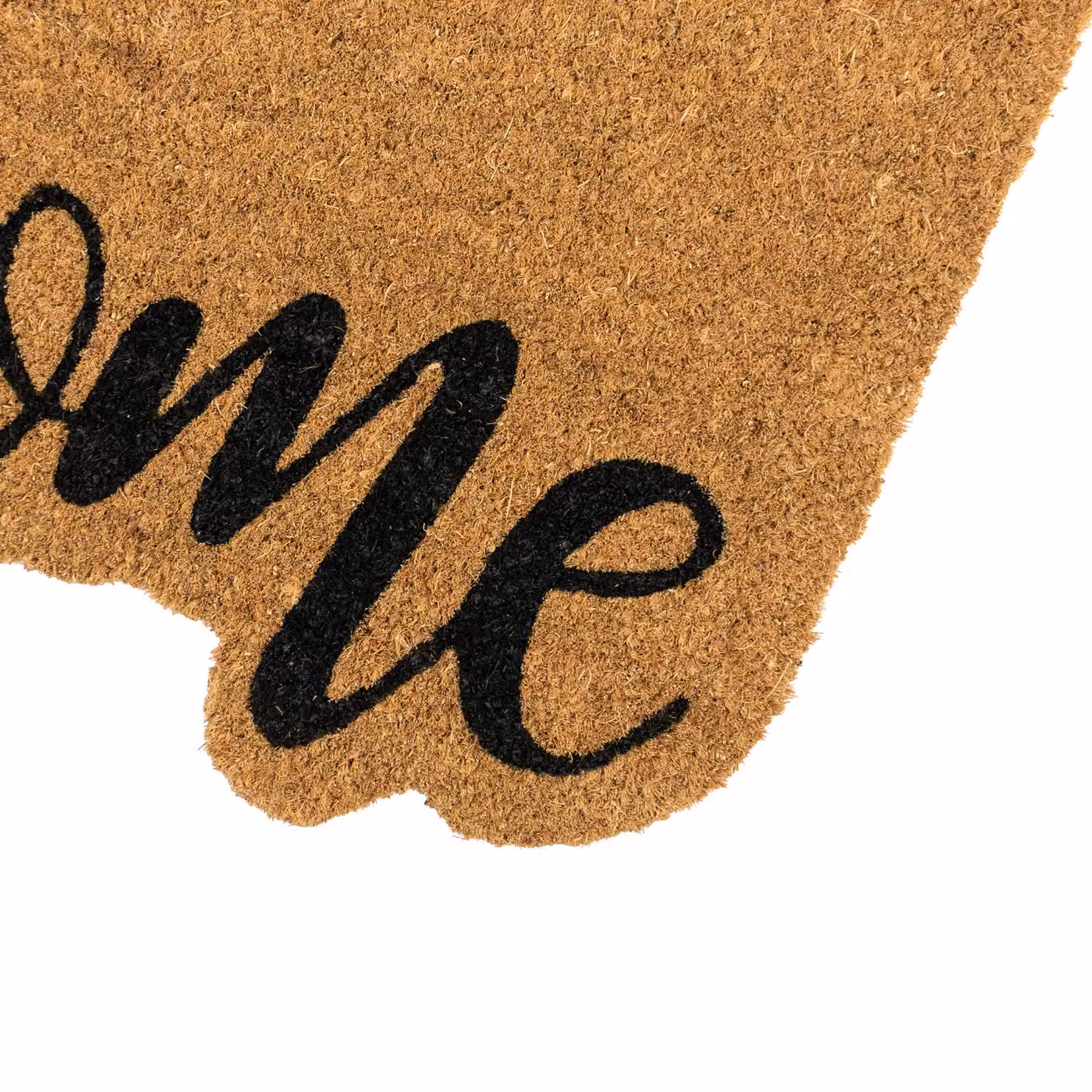 JVL Brown Coir Rectangular Entrance Doormat with Natural Rubber Backing, W: 40 cm, D: 70 cm – 2