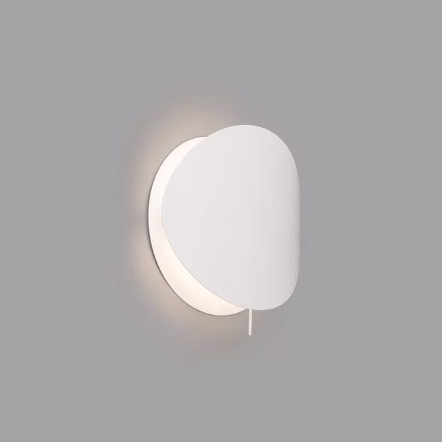Netlighting Ovo Adjustable Modern Oval Wall Light in White