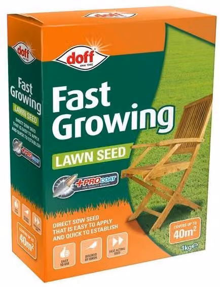 Doff Fast Growing Lawn Seed, 1kg – 3