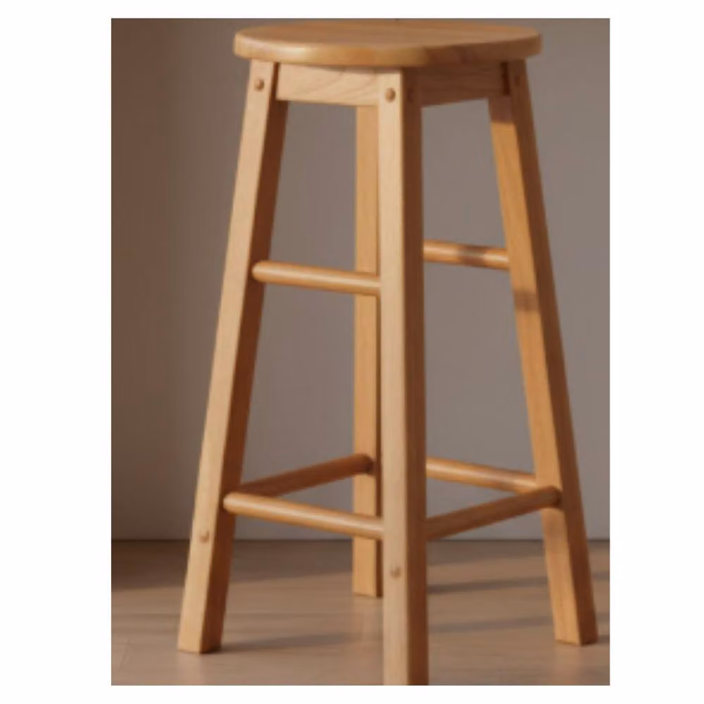netfurniture Zapon Wooden Kitchen Bar Stool in Brown – 2