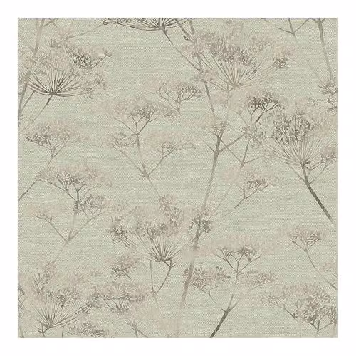 Graham & Brown Sage Green Botanical Floral Wallpaper