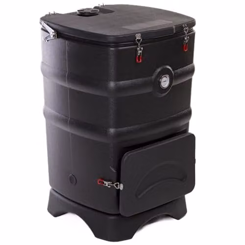 Garden Gear Bio-Heat 110L Thermal Composter in Black with Carbon Filtration, External Thermometer and Ventilation System