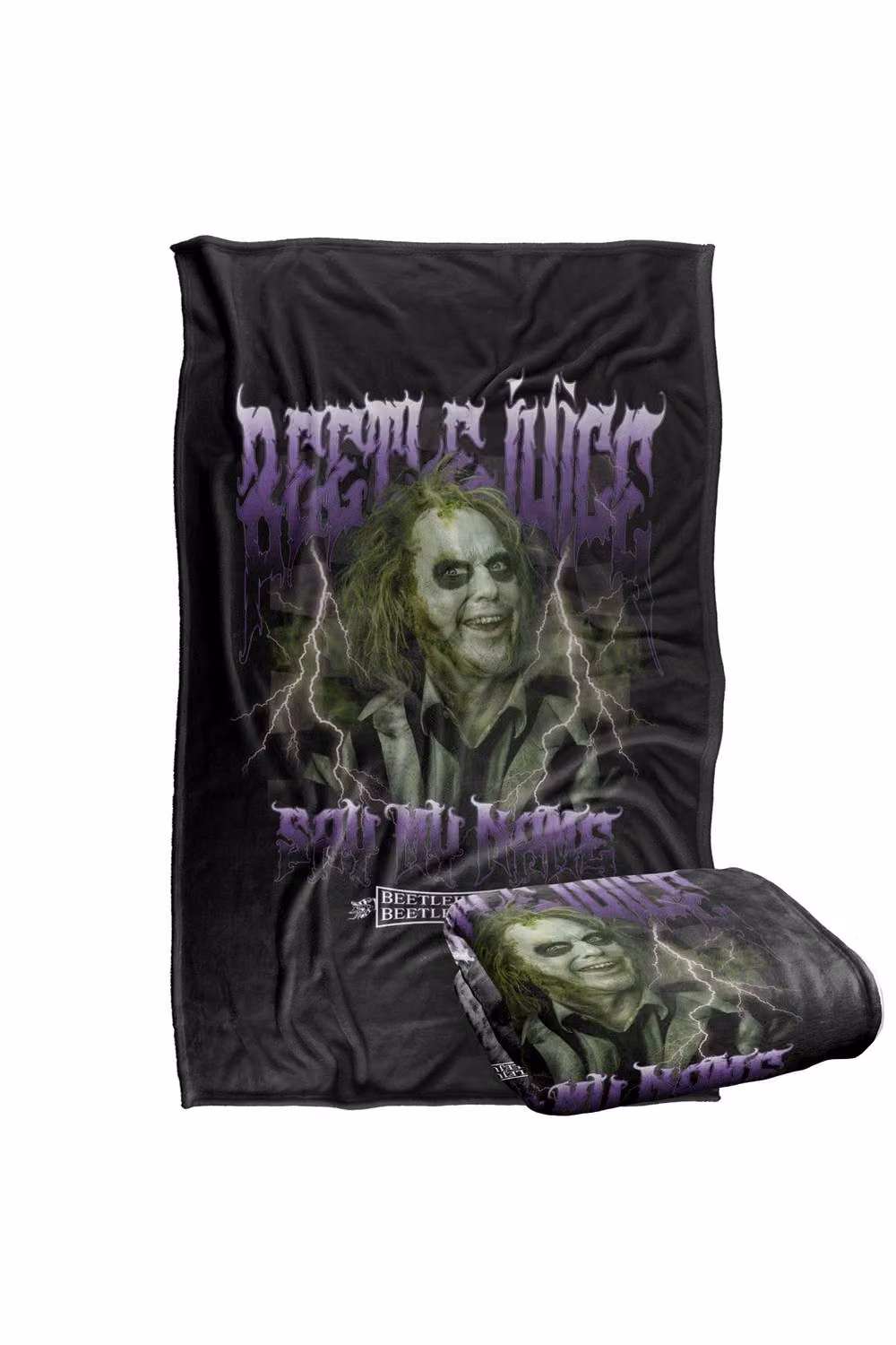 LOGOVISION Beetlejuice Beetlejuice Band Super Soft Silky Touch Fleece Throw Blanket, Multicolour, W/D/H: 91 x 147 cm – 7