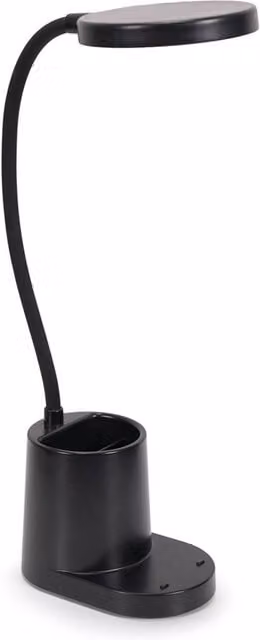 ValueLights Marco Rechargeable Adjustable LED Desk Lamp - Black