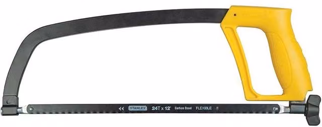 Stanley Enclosed Grip Hacksaw 300mm in Yellow and Black – 4