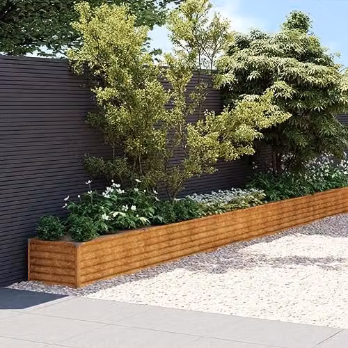 vidaXL Brown Garden Raised Bed W: 1152 cm, D: 50 cm, H: 36 cm – 1