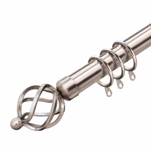 Speedy Pristine Cage Pole Set in Satin Silver