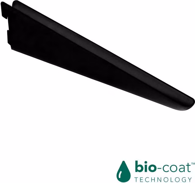 RBUK 10 Pack Matt Black Antibacterial Twin Slot Brackets