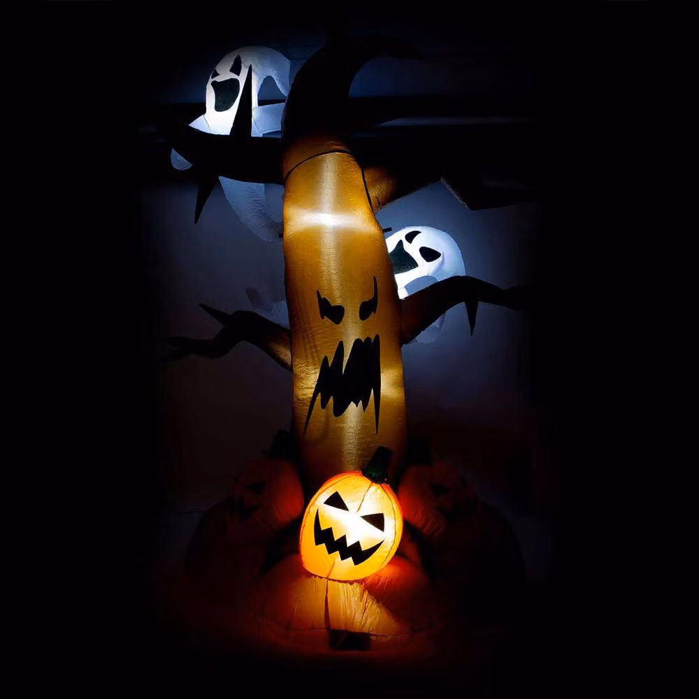 VFM e-Store Halloween Inflatable Haunted Tree Decoration in Brown and Multicolour – 3