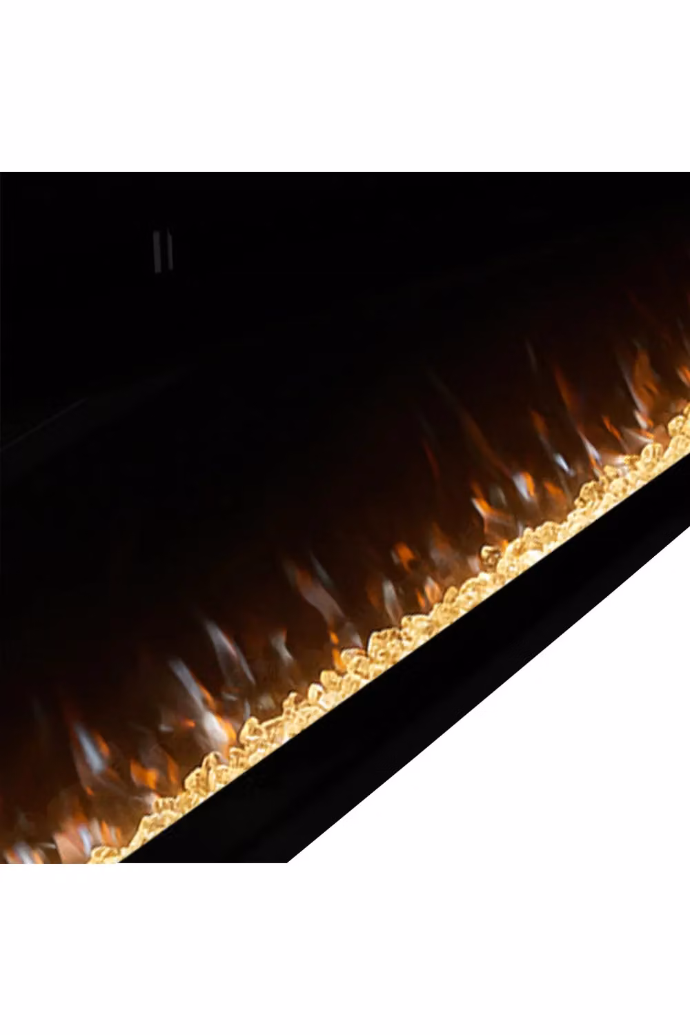 Living and Home 80 Inch Electric Fireplace with Remote, 12 Flame Colours and 1800W, Black – 6