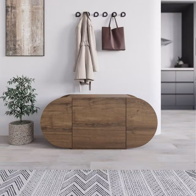 Decortie Modern Brown Shoe Rack