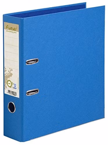 Exacompta Prem'Touch Forever A4 Lever Arch File with 80 mm Spine in Light Blue