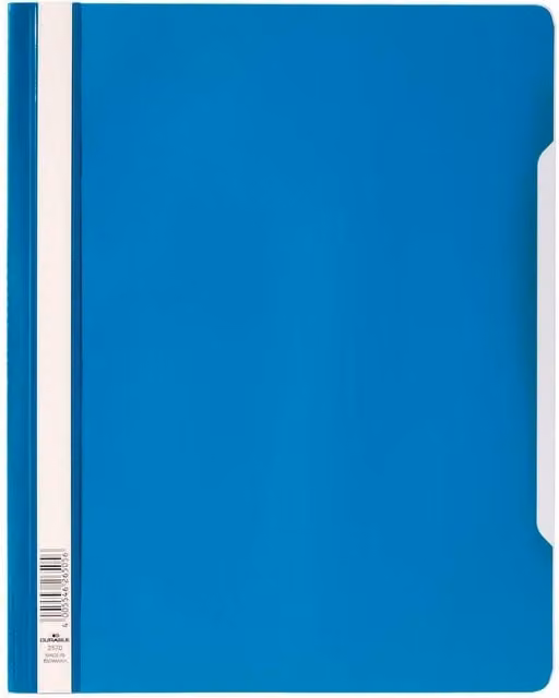 Durable Clear View A4 Clip Folder in Blue