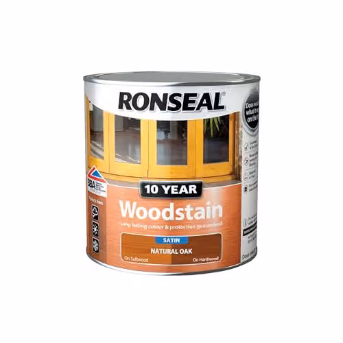 Ronseal Woodstain Natural Oak Brown 2.5L – 2
