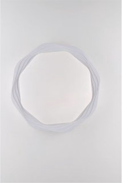 Netlighting Daisy Dimmable Integrated LED Flush Ceiling Lamp with Backlight in White