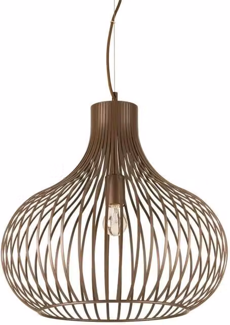 Netlighting Onion Modern Metal Ceiling Pendant Light in Brown