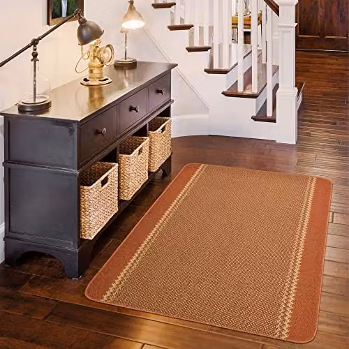 THE RUGS Machine Washable Non-Slip Rectangular Area Rug with Bordered Design, W: 180 cm, D: 67 cm – 3