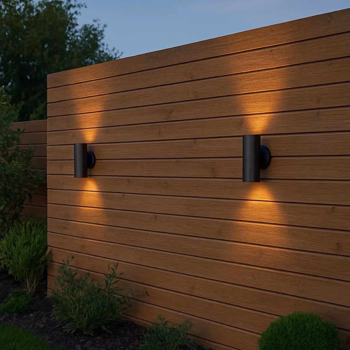 CGC Lighting Leon Black Stainless Steel GU10 Up & Down Outdoor Wall Light IP44 – 5