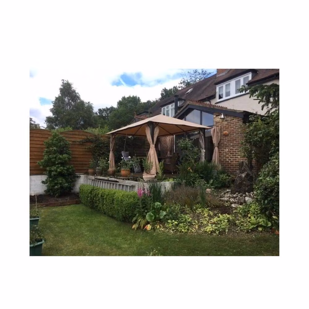 Glendale Garden & Leisure Ltd Venice Heavy Duty Gazebo, Brown, W: 250 cm, D: 250 cm, H: 250 cm – 2
