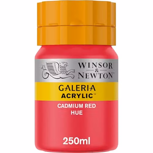 Winsor & Newton Galeria Acrylic Paint Red 250ml – 2