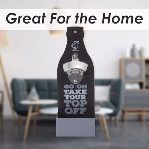 VFM Black Metal Bottle Opener, W/D/H: 28.5 x 10 x 5.2 cm – 4