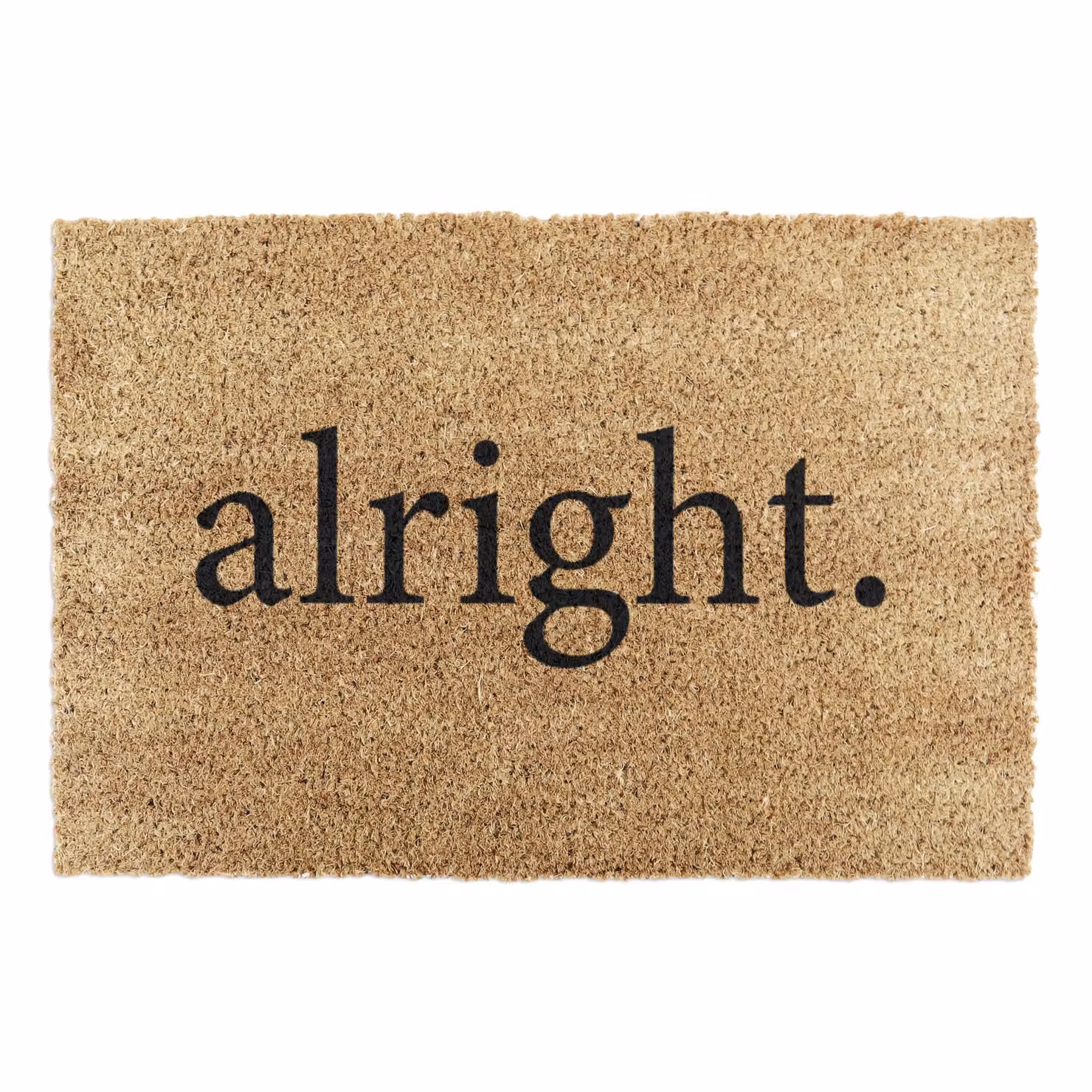 Artsy Mats Alright Slang Text Doormat in Black and Brown, W/D: 60 x 40 cm – 4