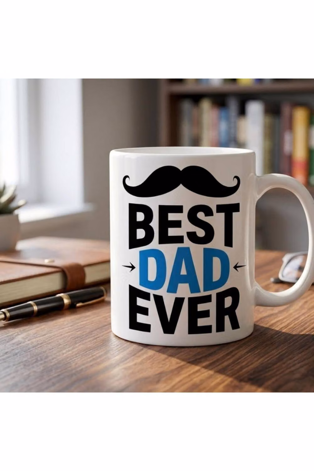 Dyzi Best Dad Ever Ceramic Coffee Mug in White – 2