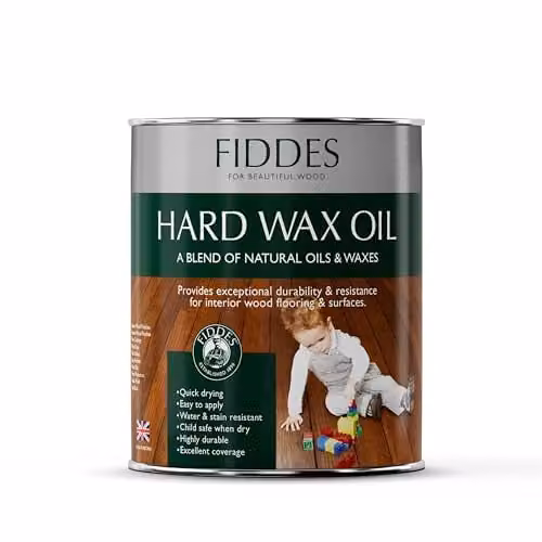 Fiddes Dead Matt Finish Hard Wax Oil, Clear, 1 l