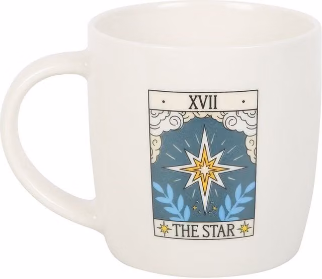 Something Different Tarot The Star Ceramic Mug in White