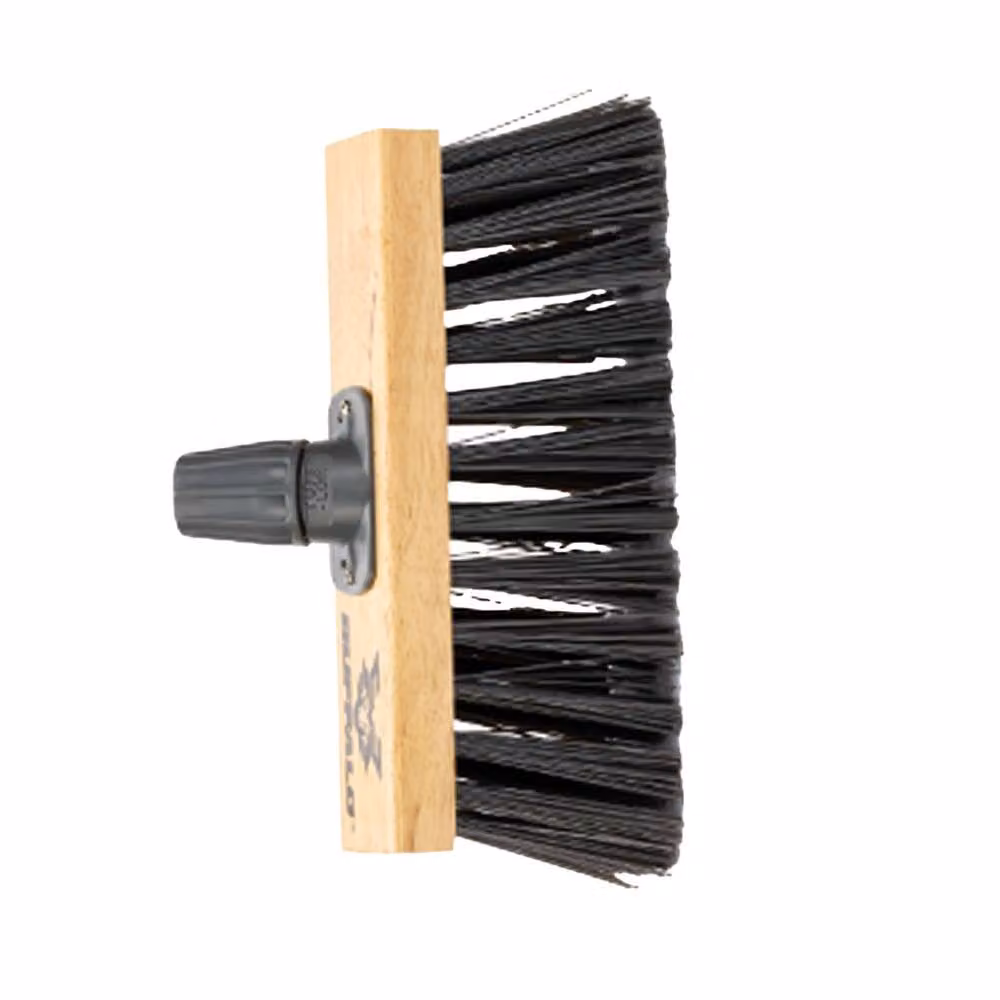 Buffalo Stiff PVC Scavenger Broom Head in Black and Multicolour – 2