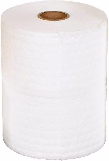 SERPRO Heavyweight Oil and Fuel Absorbent Roll, White, W: 38 cm x L: 39 m
