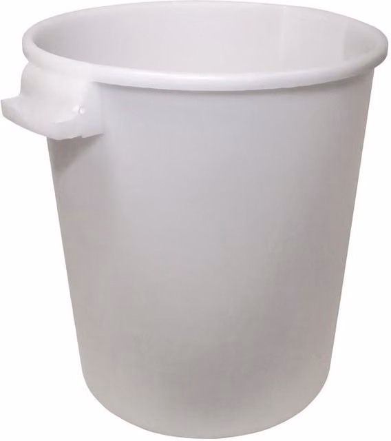 Faithfull Builder's Bucket, 50 Litre, White
