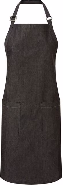 Premier Cotton Full Apron in Black