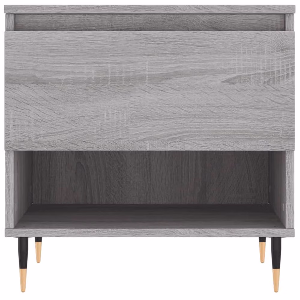 Berkfield Home Modern Nested Coffee Tables, 2 Piece Set, Grey Sonoma, W/D/H: 50 x 46 x 50 cm – 2