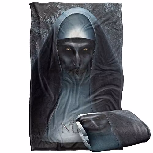 LOGOVISION The Nun Poster Super Soft Fleece Throw Blanket, Multicolour, W/D/H: 91 x 147 cm