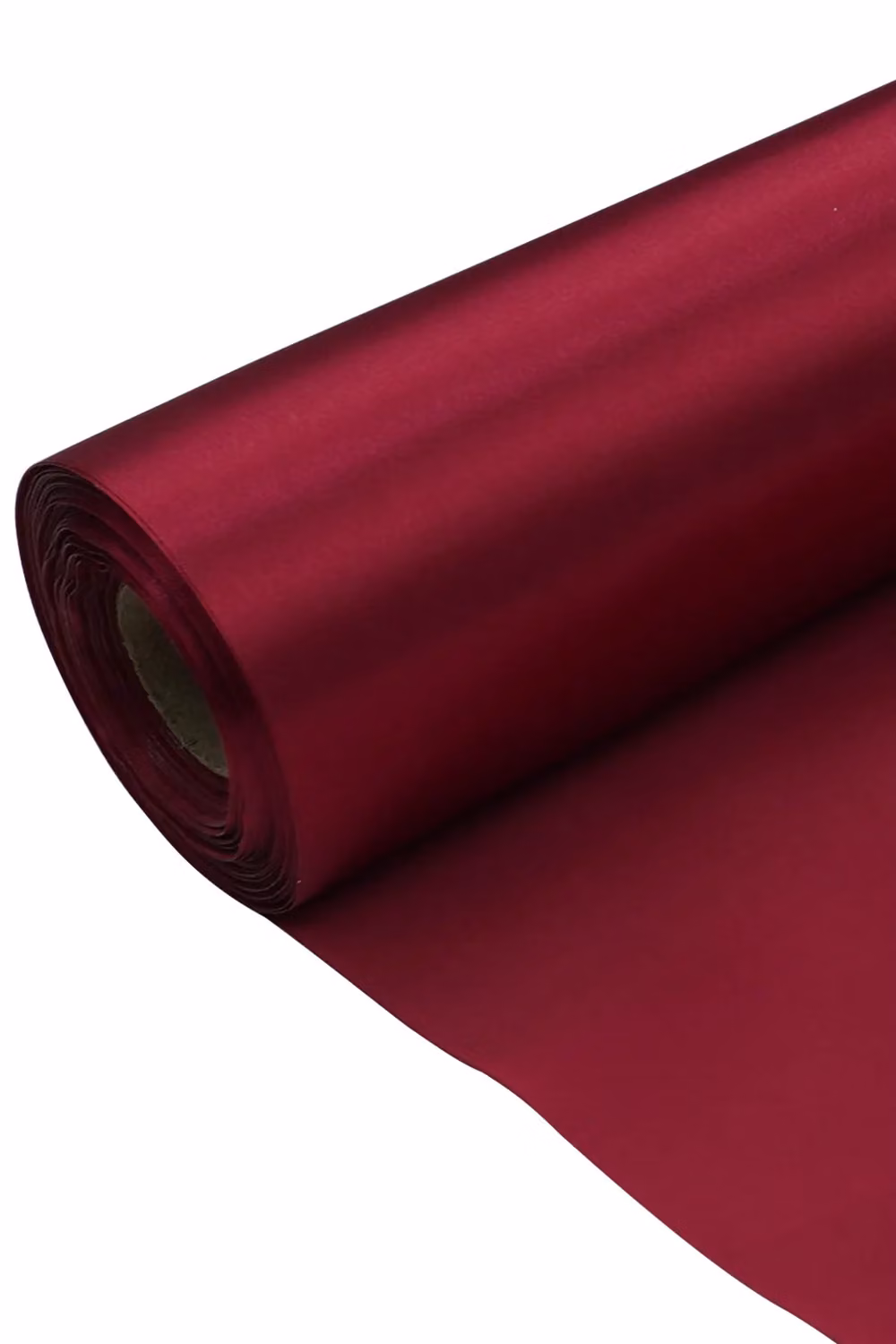 Neel Blue Solid Satin Fabric Roll in Burgundy, W: 20 cm, H: 29 cm – 1