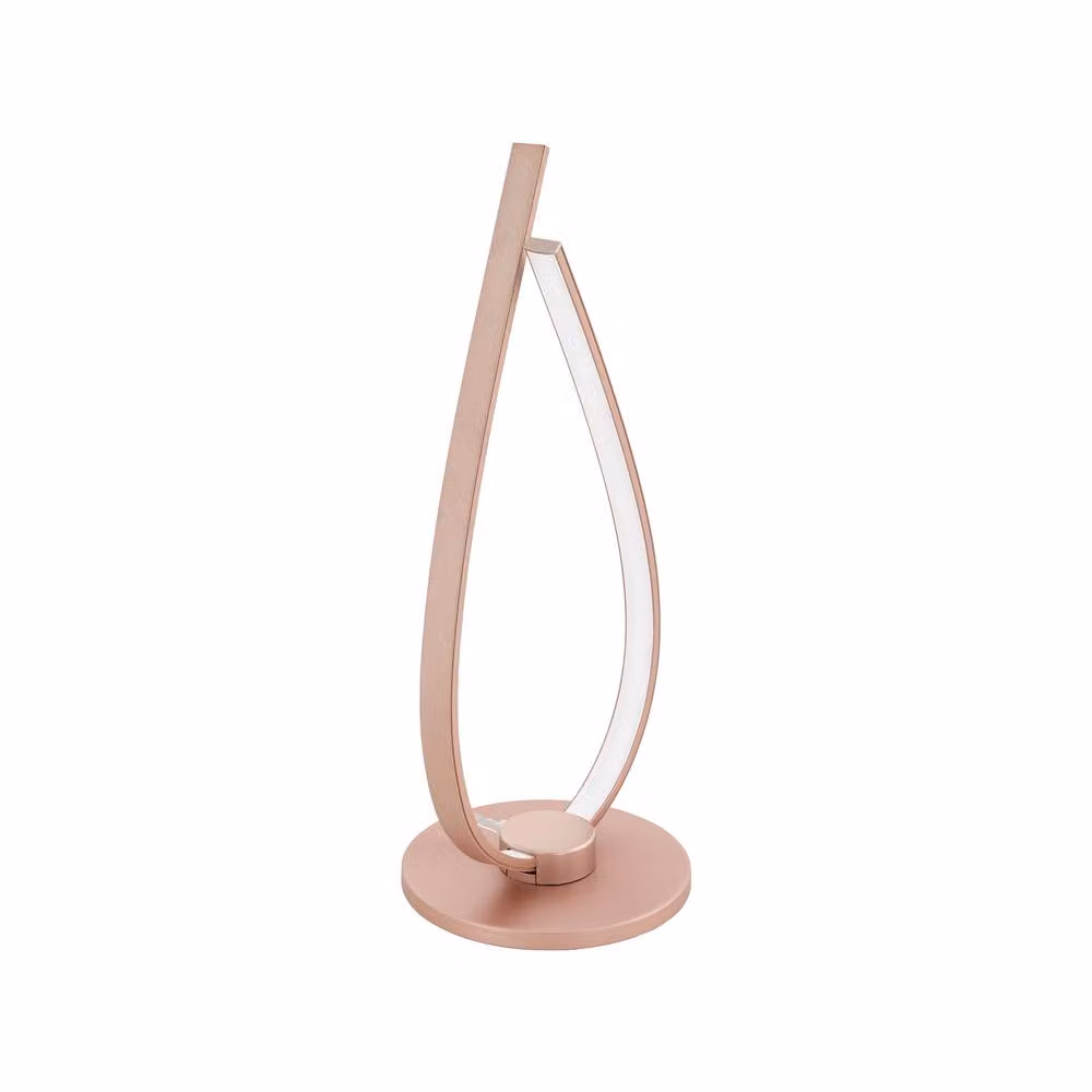 Eglo PALOZZA LED Table Lamp, Gold/Brass and White, Warm White 3000K – 2