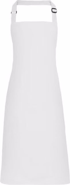 Premier Colours Poly Cotton Bib Apron Workwear Pack of 2 in White
