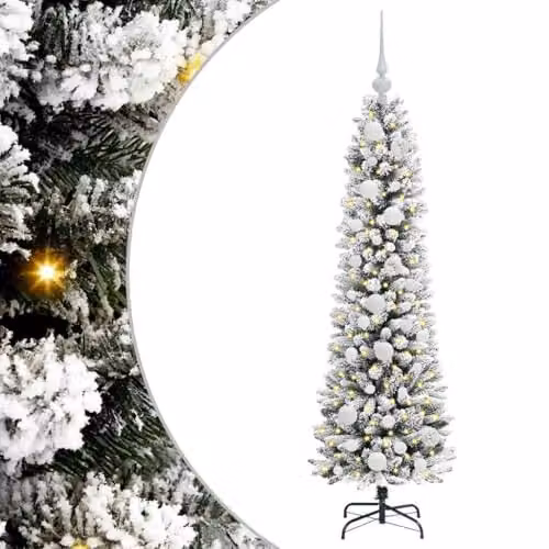 vidaXL Artificial White Christmas Tree, Height: 120 cm – 1