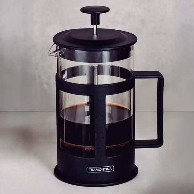 Tramontina French Press Coffee Maker - Black / 0.6l