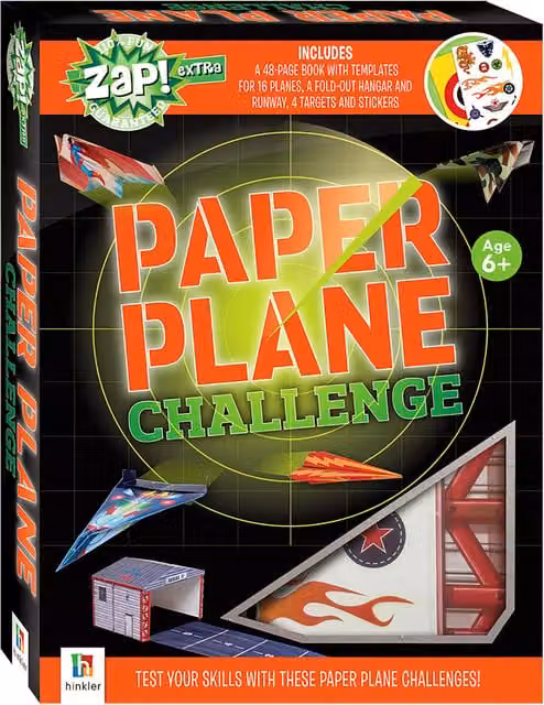 Hinkler Paper Plane Challenge Multicolour Childrens Paper Toy