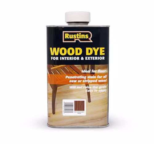 Rustins Red Mahogany Wood Dye 250ml