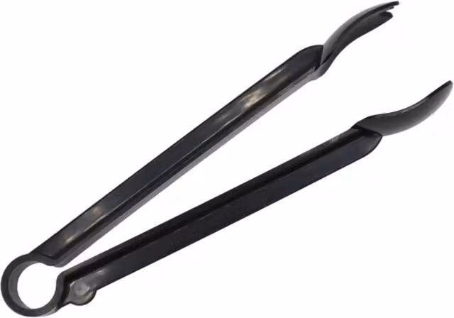 KDMD Black Plastic Candy Tongs, 2 Pack