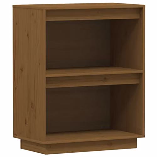 vidaXL Console Cabinet in Honey Brown Solid Pine Wood, W: 60 cm, D: 34 cm, H: 75 cm – 1