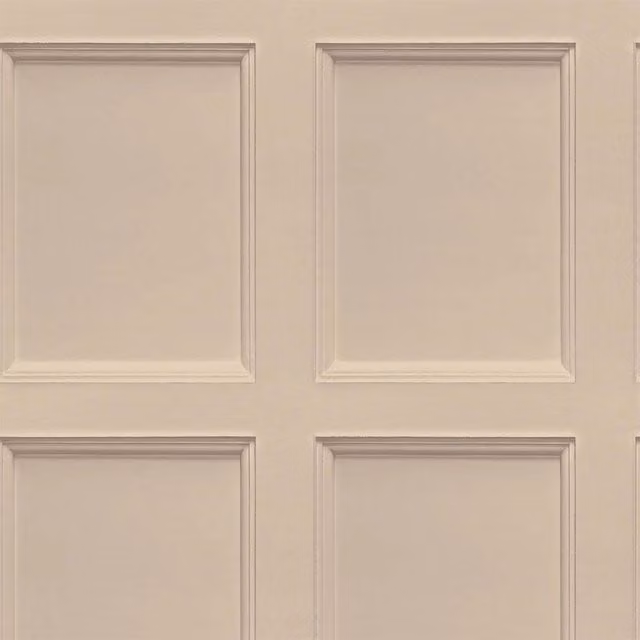 I Love Wallpaper Classic Wood Panel Wallpaper in Beige and Yellow